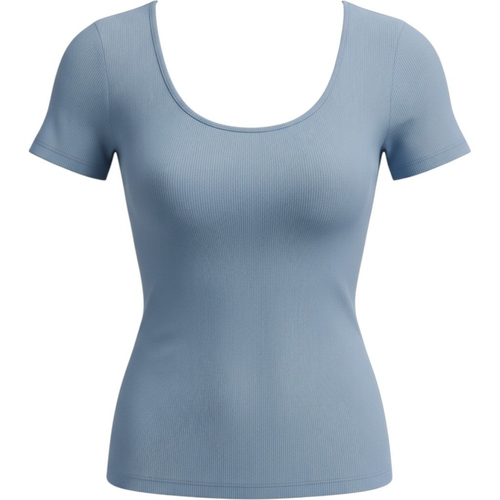 AG Jeans Women's Short Sleeve Scoop Neck T-Shirt S Stretch Adriano Goldschmied